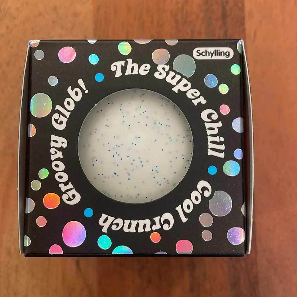 100% Auth NeeDoh Snowball Crunch Squish Toy